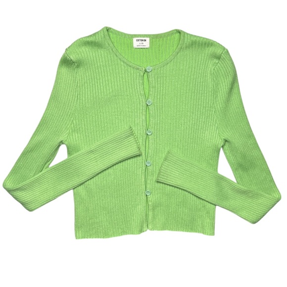 Cotton On Ribbed Button Up Long Sleeve Shirt - Picture 4 of 8